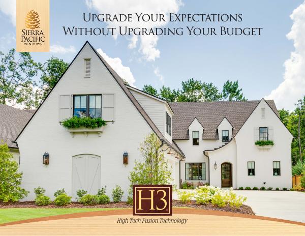 Sierra Pacific wood and aluminum-clad windows and doors brochure - custom handcrafted in Northern California