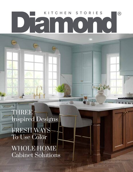 Diamond Cabinetry Kitchen Stories design guide - inspirational lookbook of kitchen makeovers, colors, and whole-home cabinet solutions