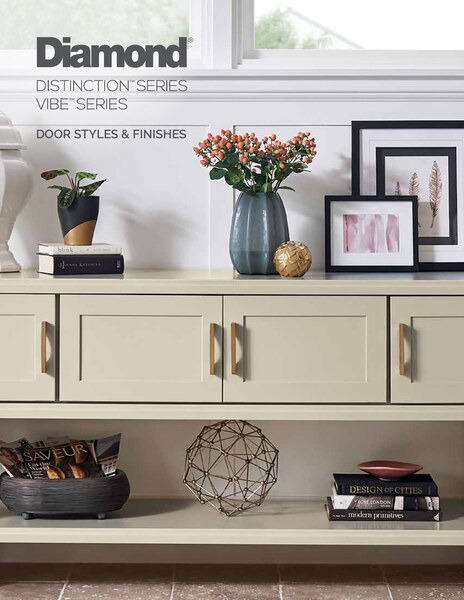 Diamond Cabinets Distinction Series brochure - premium semi-custom cabinetry door styles and finishes